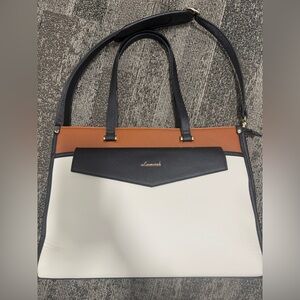 Lovevook Black, Tan, and Cream Women's work Tote Bag